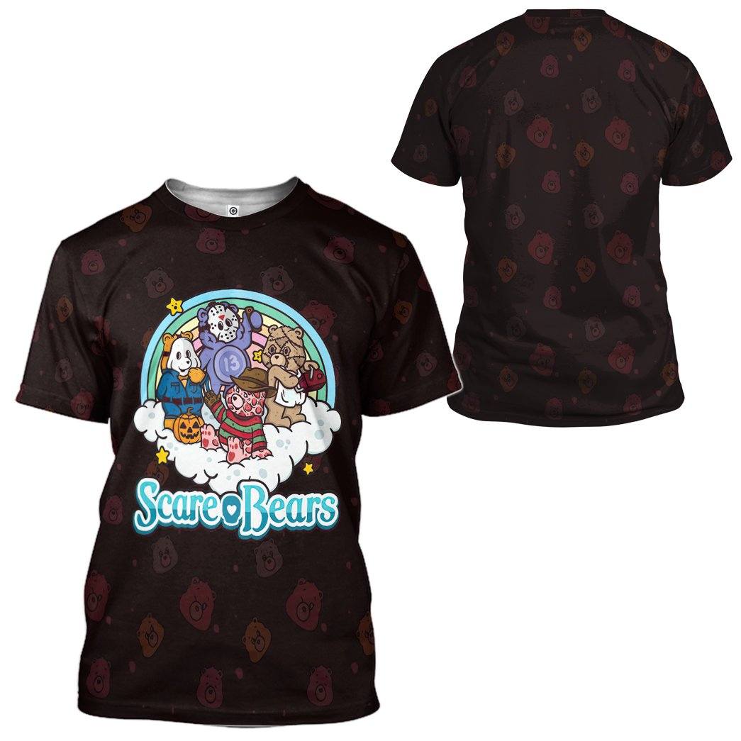 Gearhuman 3D Care Bears Halloween Tshirt Apparel GJ23094 3D T-shirt