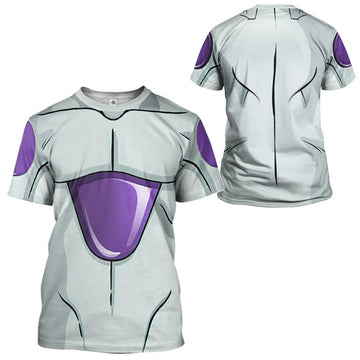 Gearhumans 3D Frieza Dragon Ball Custom Tshirt Apparel