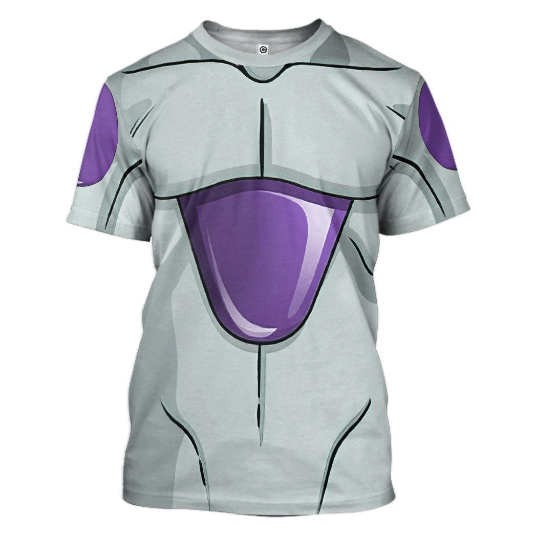 Gearhuman 3D Frieza Dragon Ball Custom Tshirt Apparel GV24094 3D T-shirt T-Shirt S