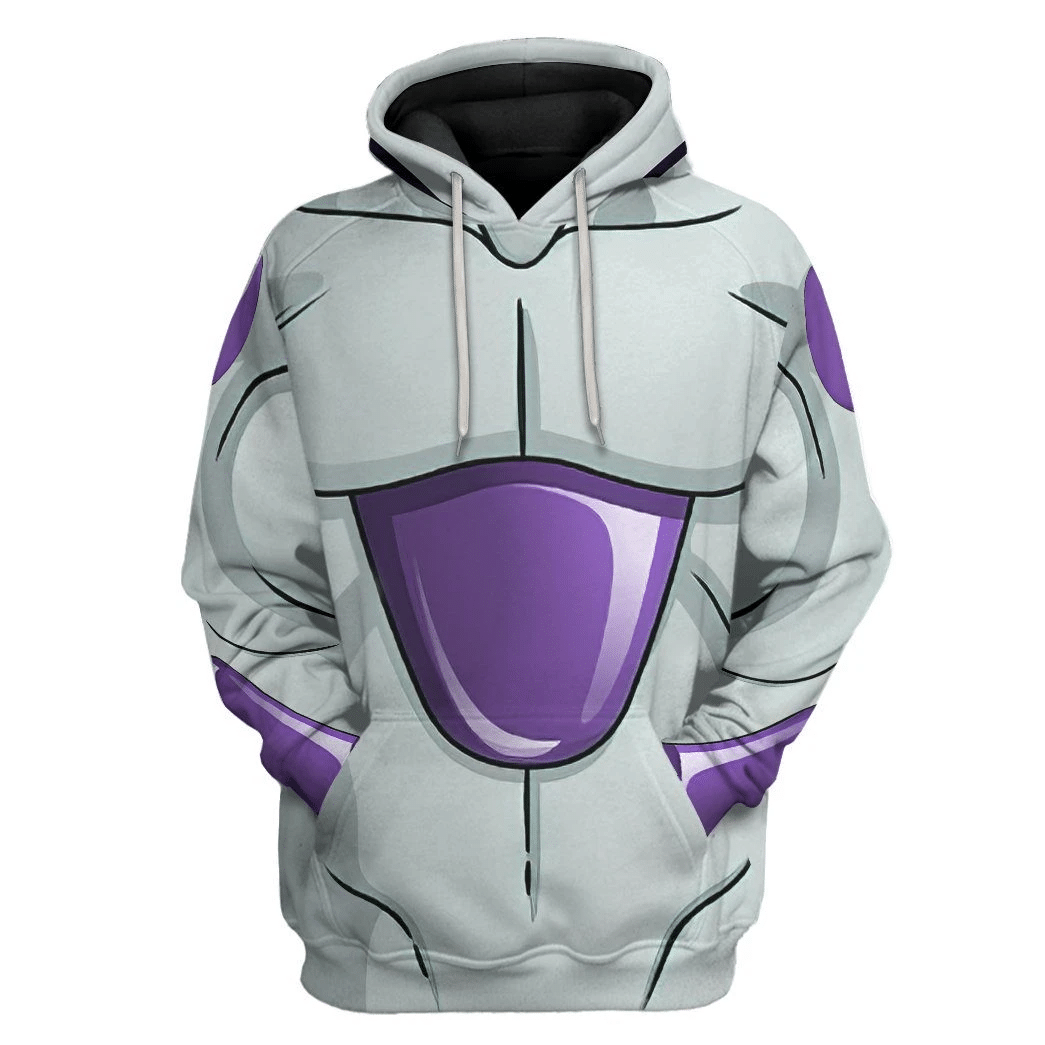 Gearhumans 3D Frieza Dragon Ball Custom Hoodie Apparel