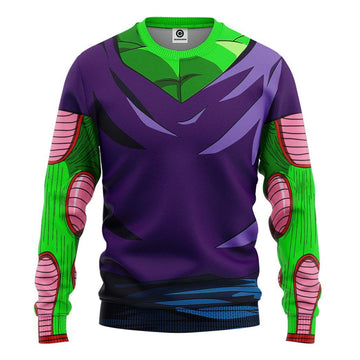 Gearhuman 3D Piccolo Dragon Ball Custom Sweatshirt Apparel GV24093 Sweatshirt Sweatshirt S