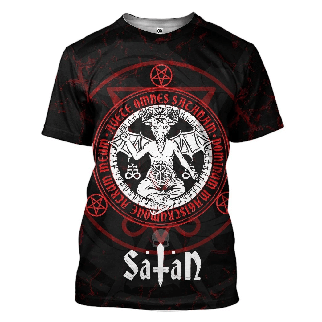 Gearhuman 3D Sigil Of Baphomet Custom Tshirt Apparel GW21093 3D T-shirt T-Shirt S