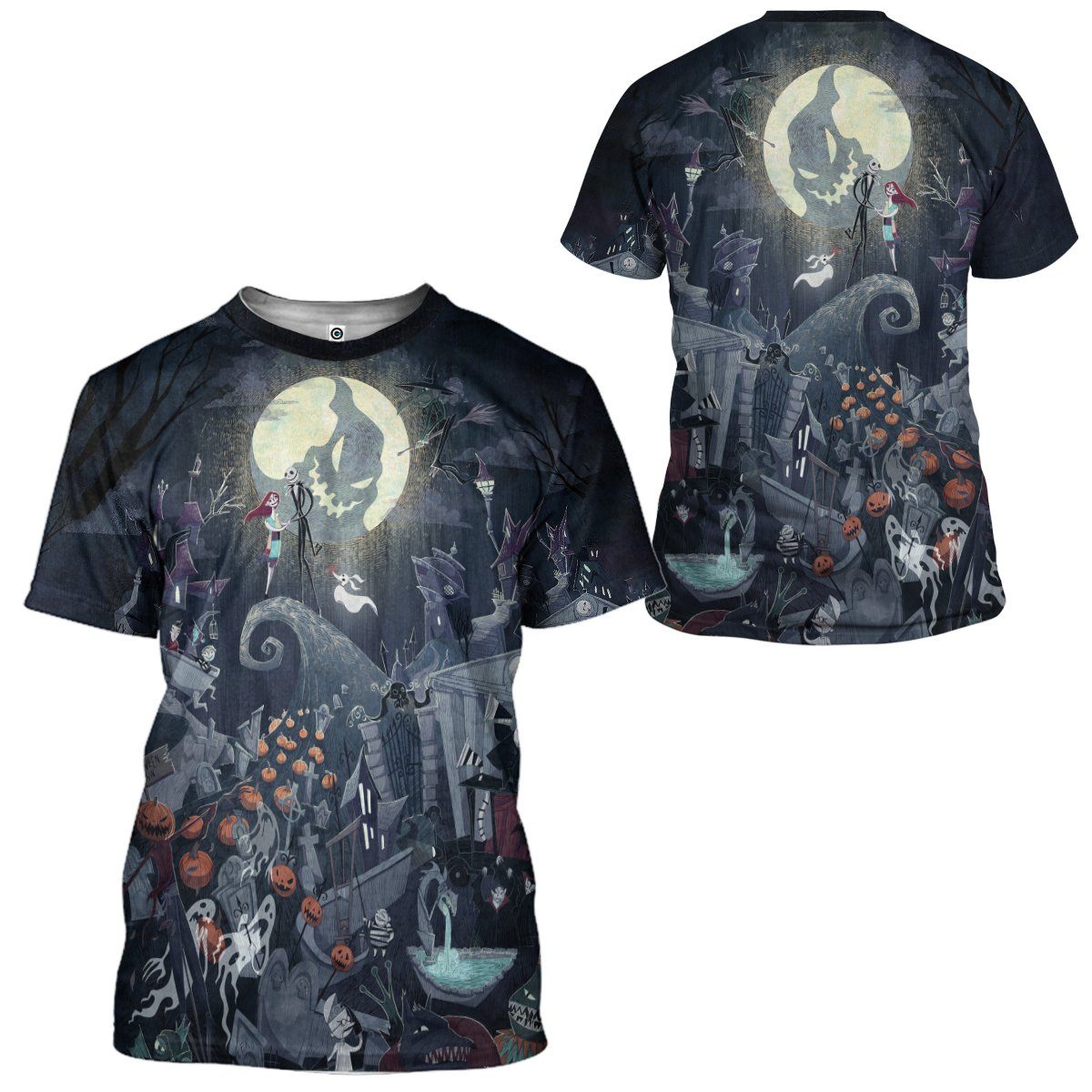 Gearhuman 3D The Nightmare Before Christmas Custom Tshirt Apparel GT16092 3D T-shirt