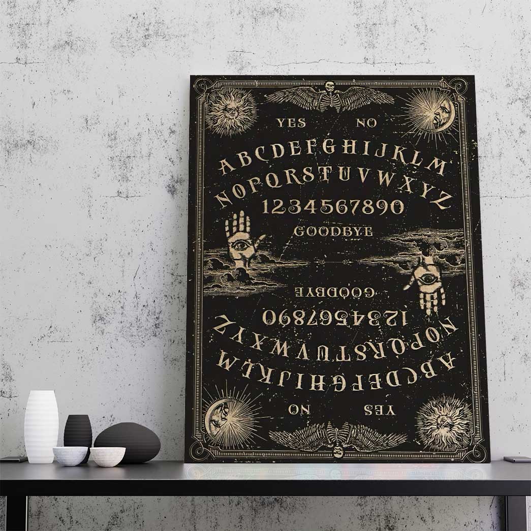 Gearhuman 3D Halloween Ouija Board Custom Canvas GW240810 Canvas