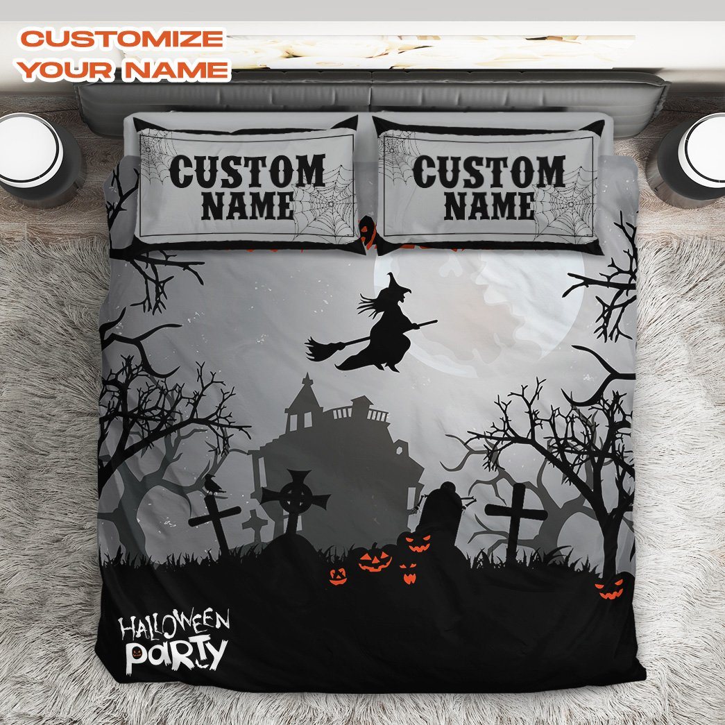 Gearhuman 3D Happy Halloween Party Custom Bedding Set GW29096 Bedding Set