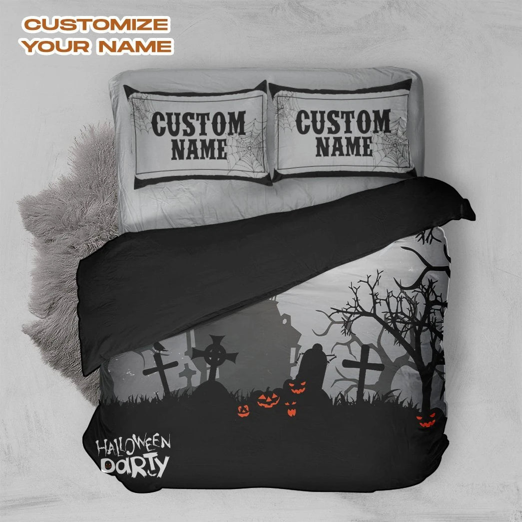 Gearhuman 3D Happy Halloween Party Custom Bedding Set GW29096 Bedding Set