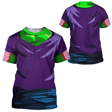 dragon ball workout gear Gearhumans 3D Piccolo Dragon Ball Custom Tshirt Apparel