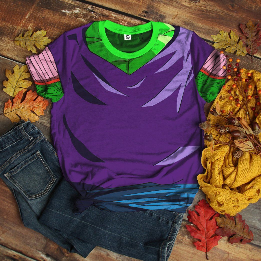 Gearhuman 3D Piccolo Dragon Ball Custom Tshirt Apparel GV24093 3D T-shirt