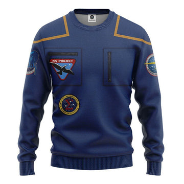 Gearhuman 3D Star Trek Jonathan Archer Custom Sweatshirt Apparel GW21095 Sweatshirt Sweatshirt S