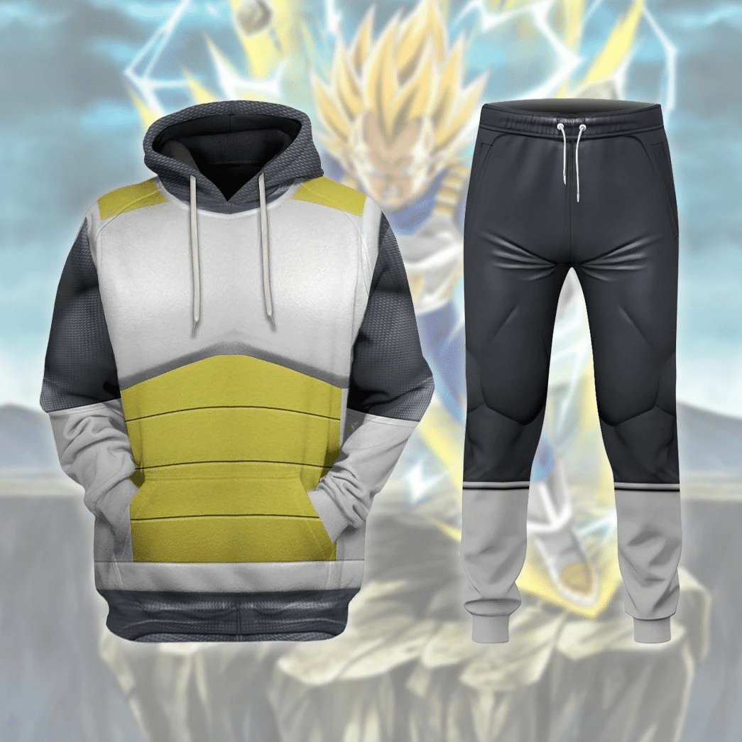 Gearhuman 3D Vegeta Saiyan Battle Armor Dragon Ball Super Custom Sweatpants Apparel GV22093 Sweatpants