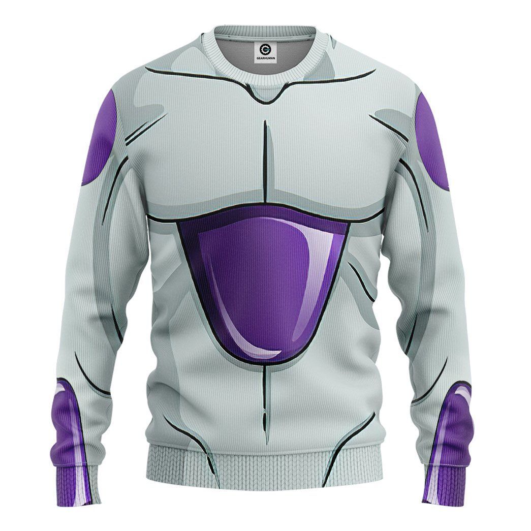 Gearhuman 3D Frieza Dragon Ball Custom Sweatshirt Apparel GV24094 Sweatshirt Sweatshirt S