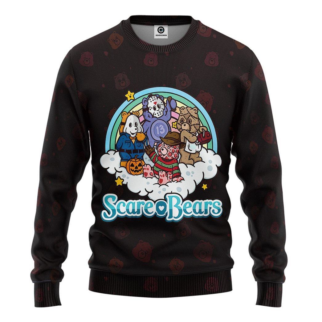 Gearhuman 3D Care Bears Halloween Sweatshirt Apparel GJ23094 Sweatshirt Sweatshirt S