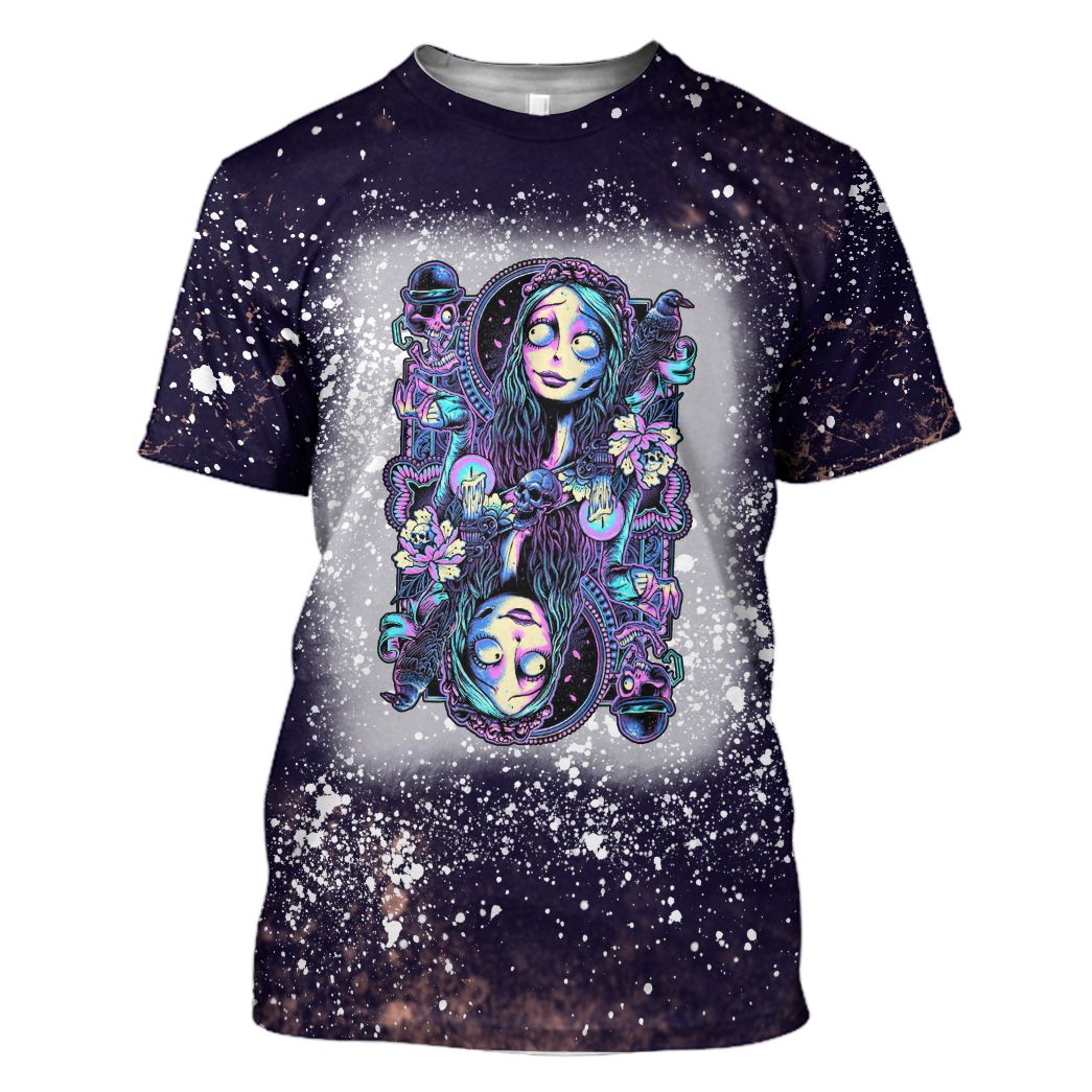 Gearhumans 3D Corpse Bride Suit of Corpses Custom Bleached Tshirt