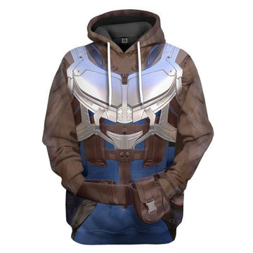 Gearhumans 3D Guardian Of The Galaxy Rocket Racoon Costume Custom Tshirt Hoodie Apparel