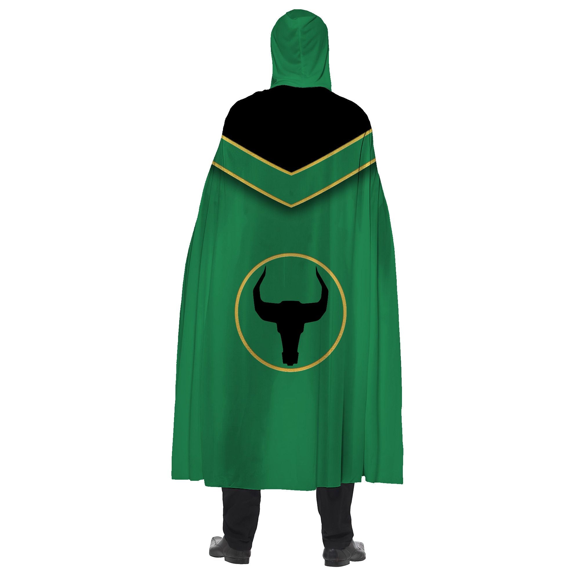 Gearhumans 3D Green Power Rangers Mystic Force Custom Hooded Cloak