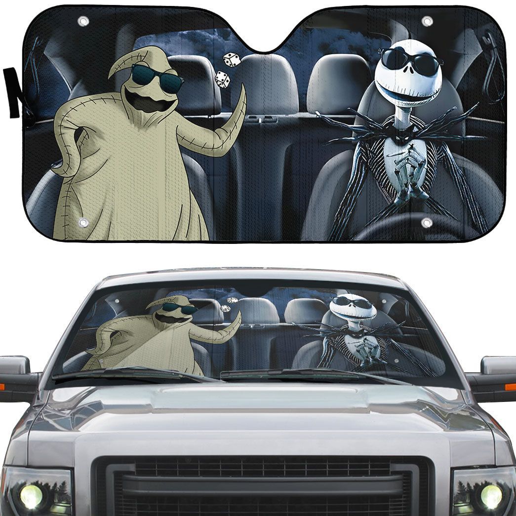 Nightmare before deals christmas car shade