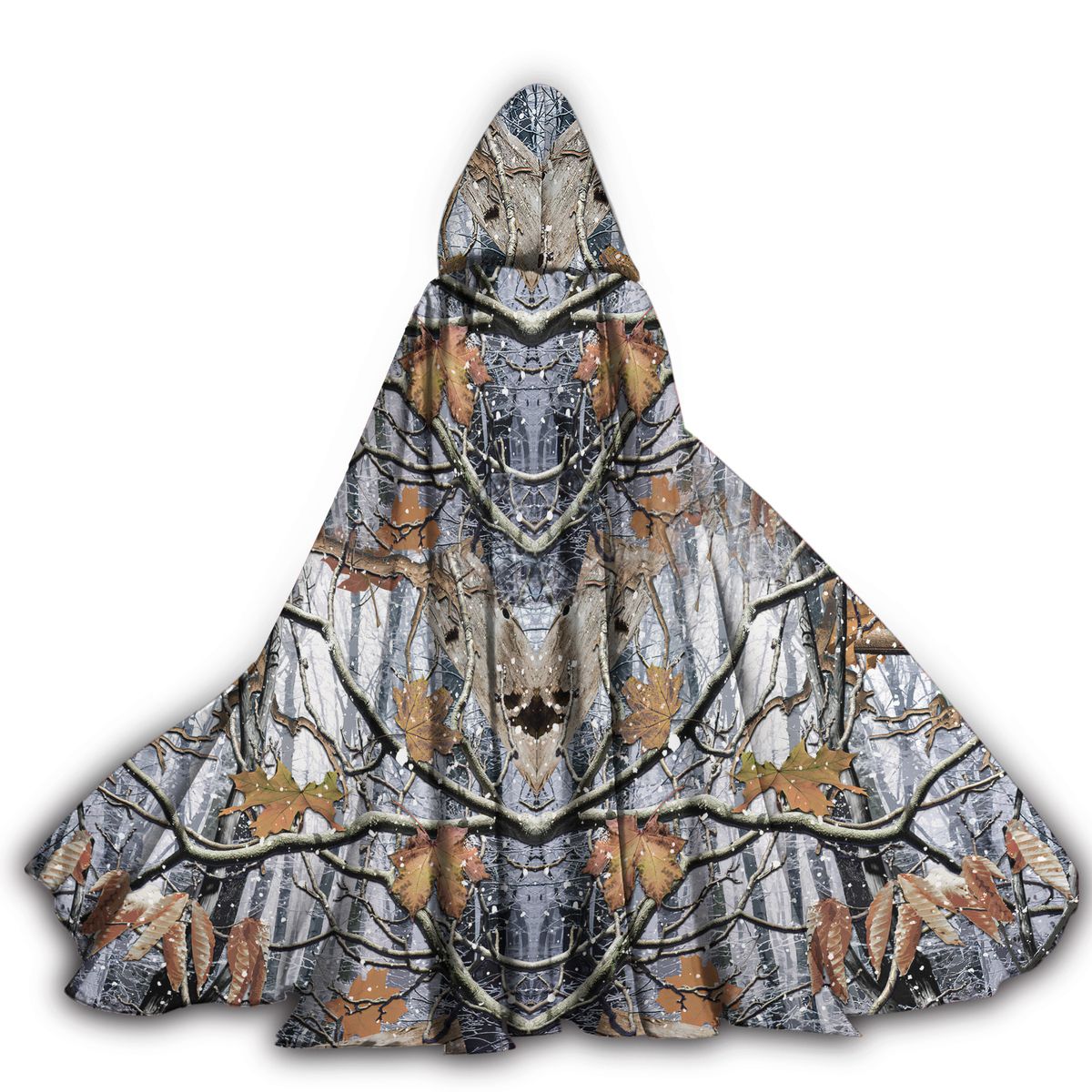 Gearhumans 3D Hunting Camouflage Custom Hooded Cloak