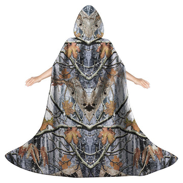 Gearhumans 3D Hunting Camouflage Custom Hooded Cloak
