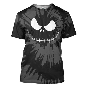 Gearhumans 3D Nightmare Before Christmas Jack Tie Dye Apparel