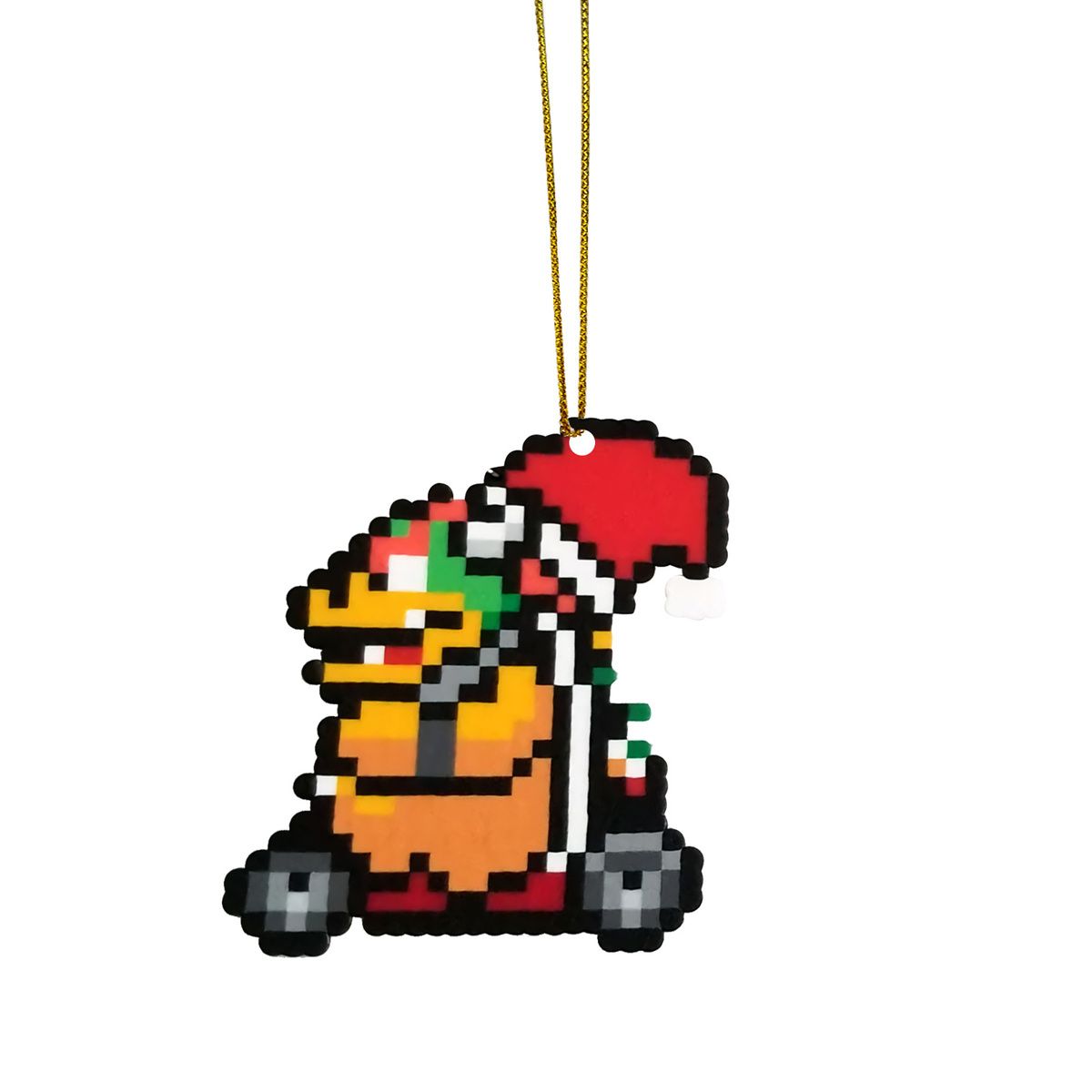 Gearhumans 3D Merry Christmas Bowser 8 bit Go Go Custom Ornaments
