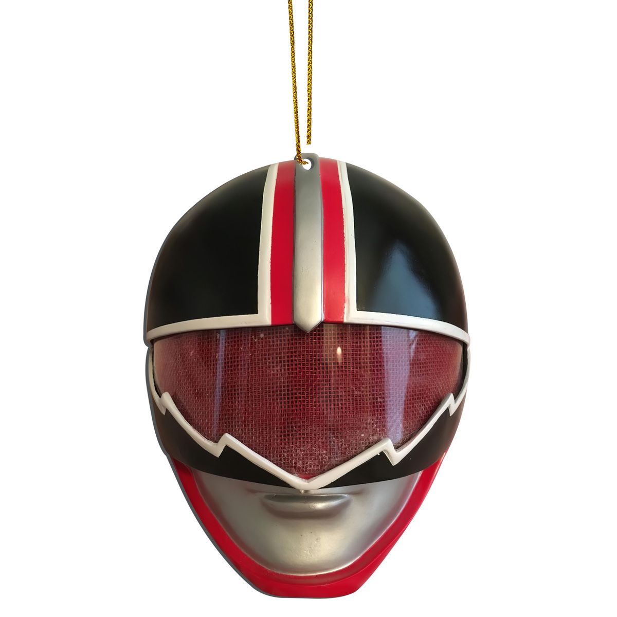 Gearhumans 3D Time Force Quantum Red Power Rangers Christmas Custom Ornament