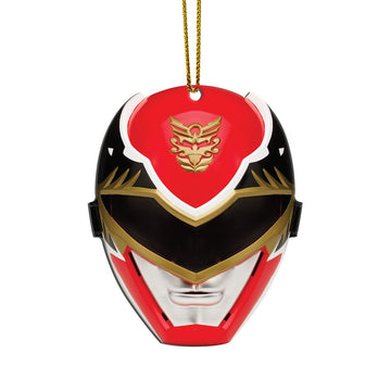 Gearhumans 3D Megaforce Red Power Rangers Christmas Custom Ornament