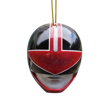Gearhumans 3D Time Force Red Power Rangers Christmas Custom Ornament
