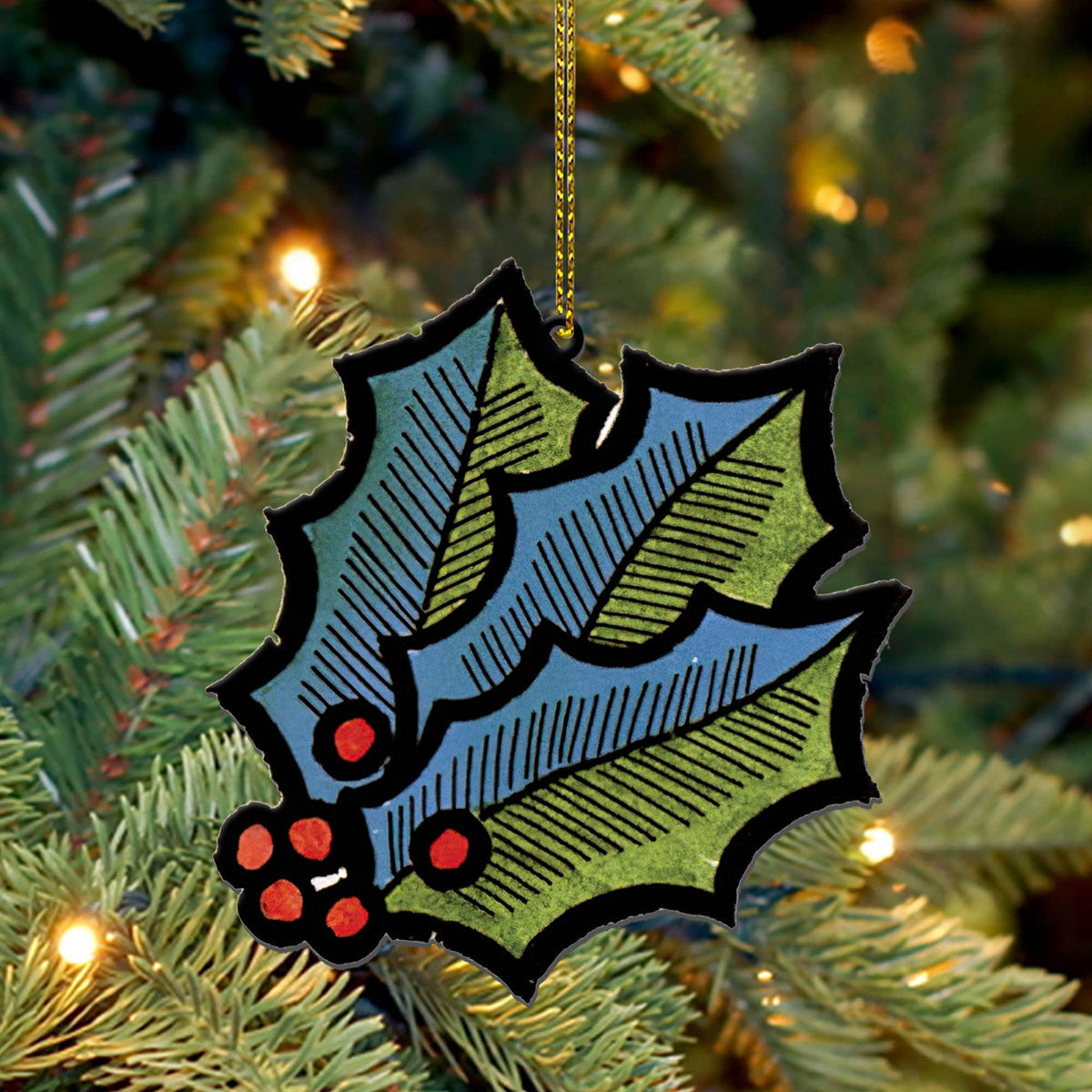 Holographic Christmas Tree Ornament Graphic by Ailirel Design · Creative  Fabrica