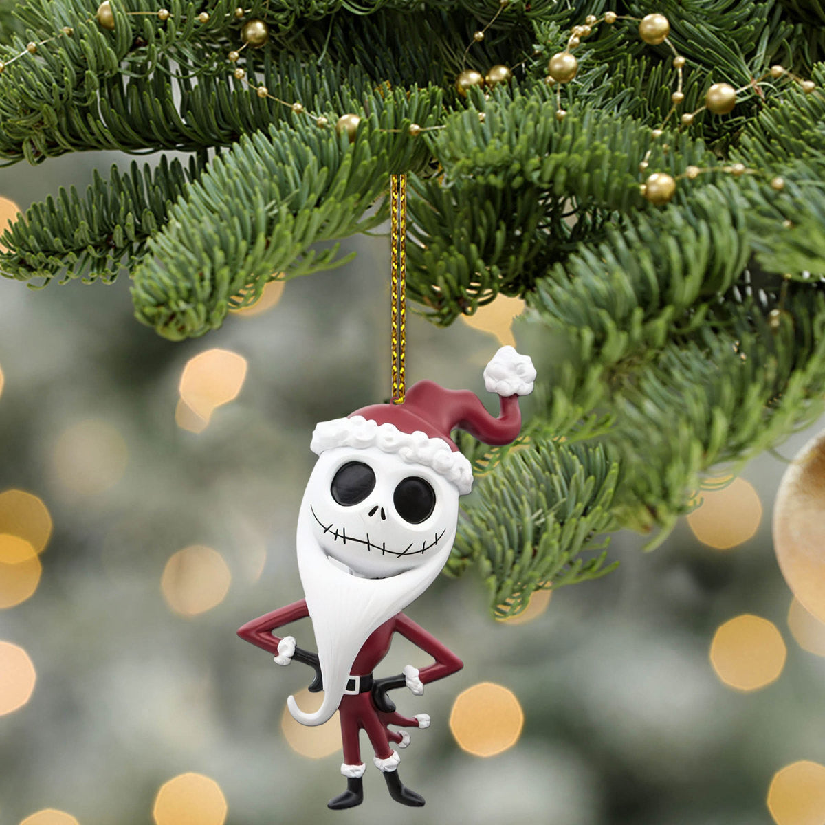 Gearhumans 3D Nightmare Before Christmas Jack Skellington Custom Ornament