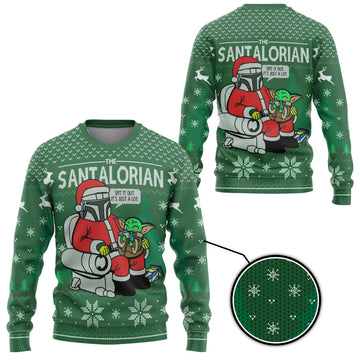 Gearhumans 3D The Santalorian Christmas Custom Ugly Sweater