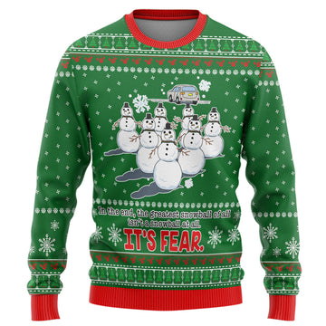 Gearhumans 3D The Office The Greatest Snowball Custom Ugly Christmas Sweater