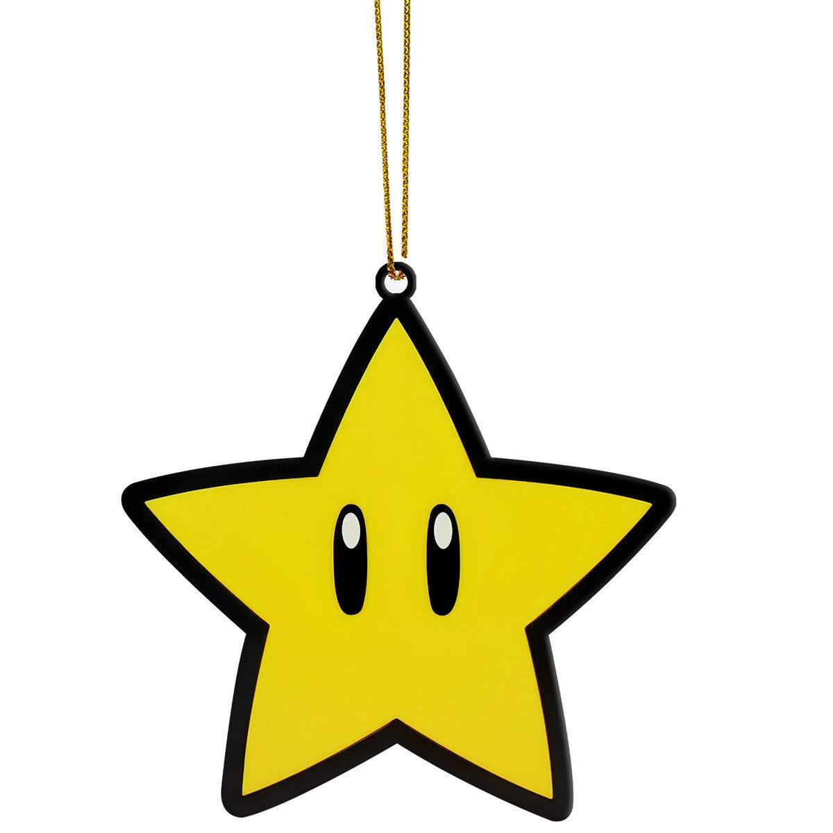 Gearhumans 3D Super Mario Star Custom Ornament