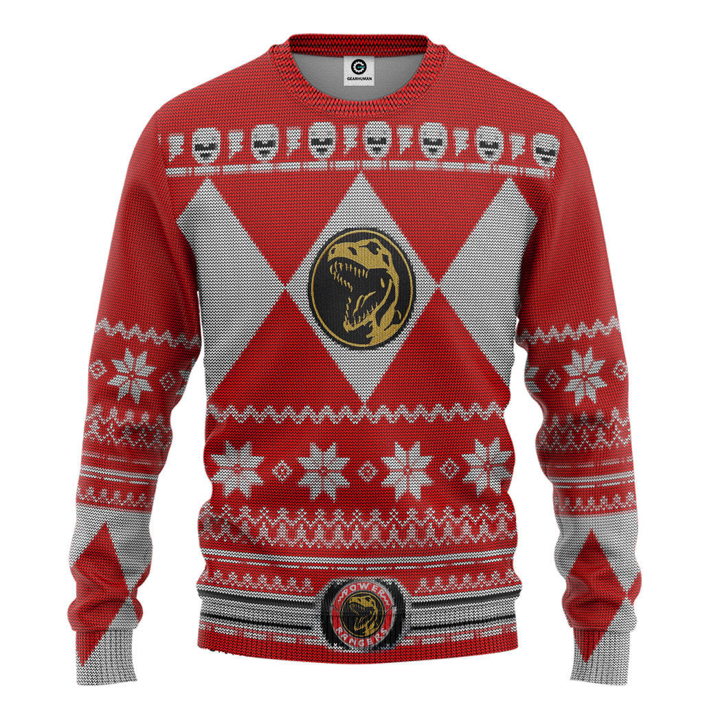 Power Rangers Christmas Sweater
