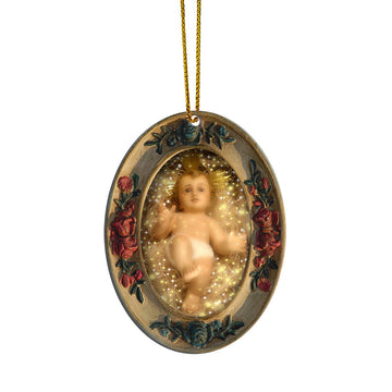 Gearhumans 3D Baby Jesus Born Custom Ornament