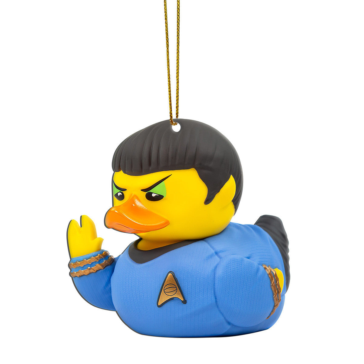 Gearhumans 3D S.T Spock Cosplaying Duck Custom Ornament