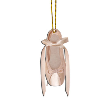 Gearhumans 3D Ballet Pink Slipper Custom Ornament