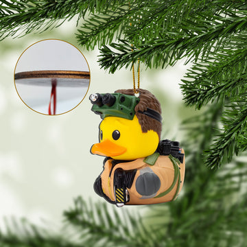 Gearhumans 3D Ghostbusters Ray Stantz Cosplaying Duck Custom Ornament