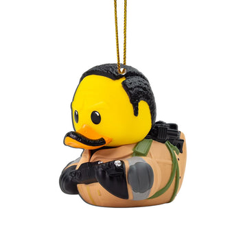 Gearhumans 3D Ghostbusters Winston Zeddemore Cosplaying Duck Custom Ornament
