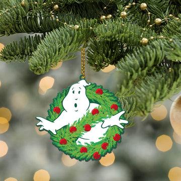 Gearhumans 3D Ghostbusters Wrealth Christmas Custom Ornament