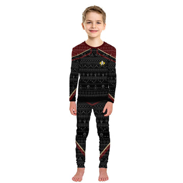 Gearhumans 3D S.T Picard 2020 Red Ugly Christmas Custom Pajamas Set