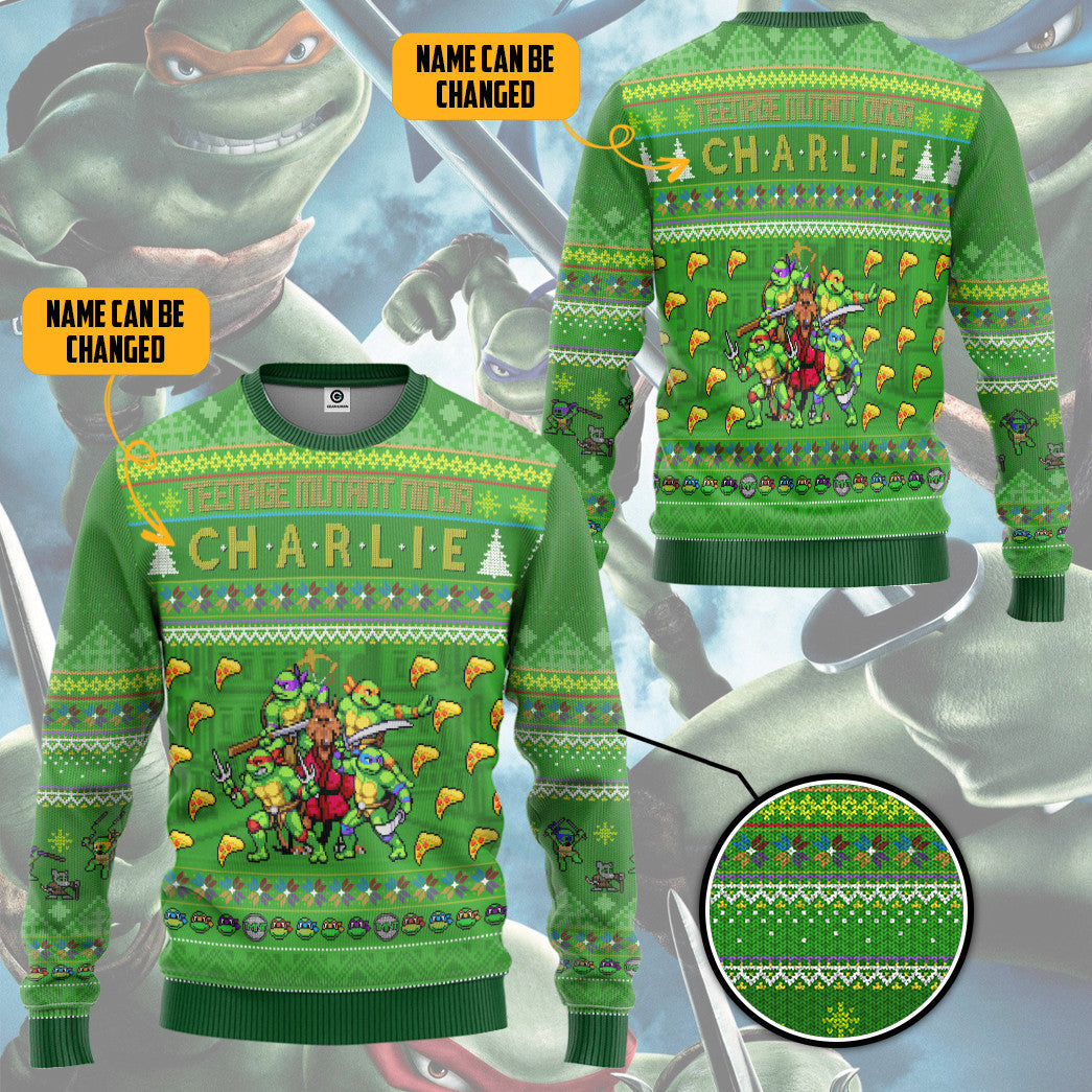 Teenage mutant ninja outlet turtles ugly christmas sweater