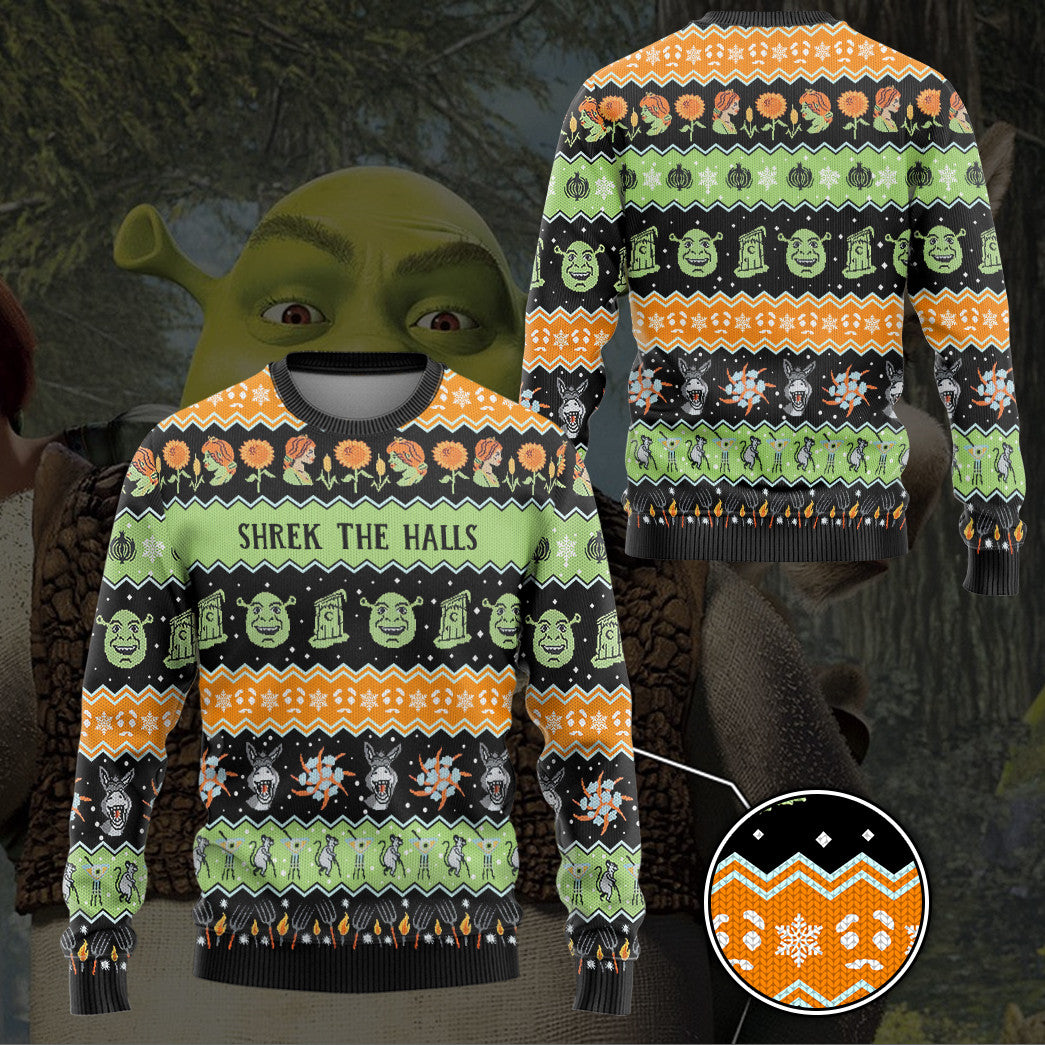 Shrek ugly hotsell christmas sweater