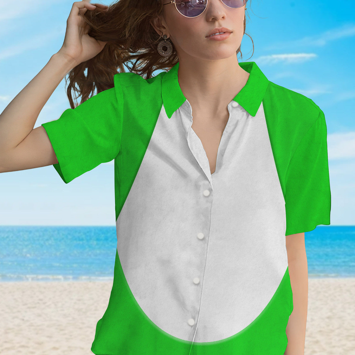 Gearhumans 3D Yoshi Cosplay Custom Short Sleeve Shirt