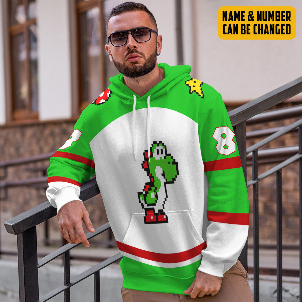 Gearhumans 3D Shredder TMNT Custom Name Custom Number Hockey Jersey