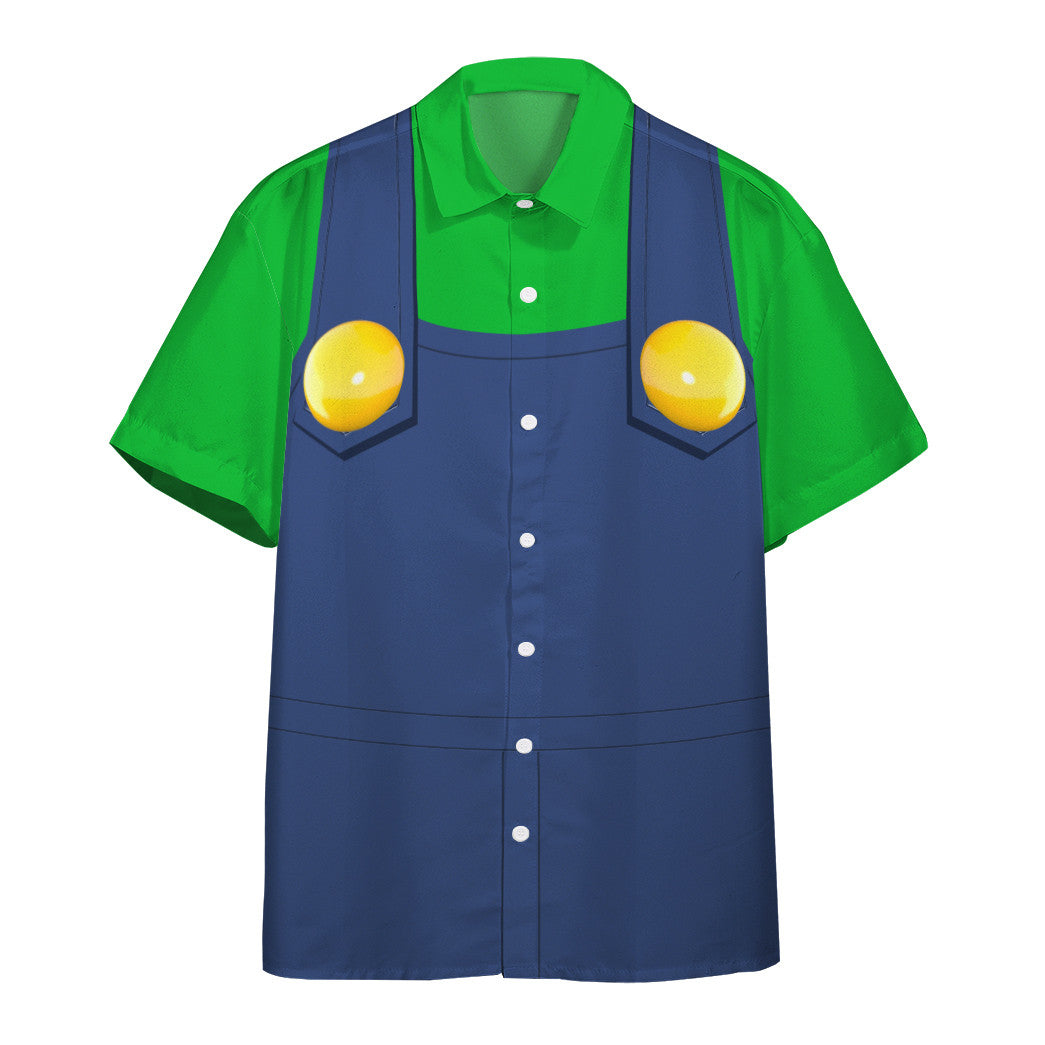 Gearhumans 3D Luigi Custom Short Sleeve Shirt