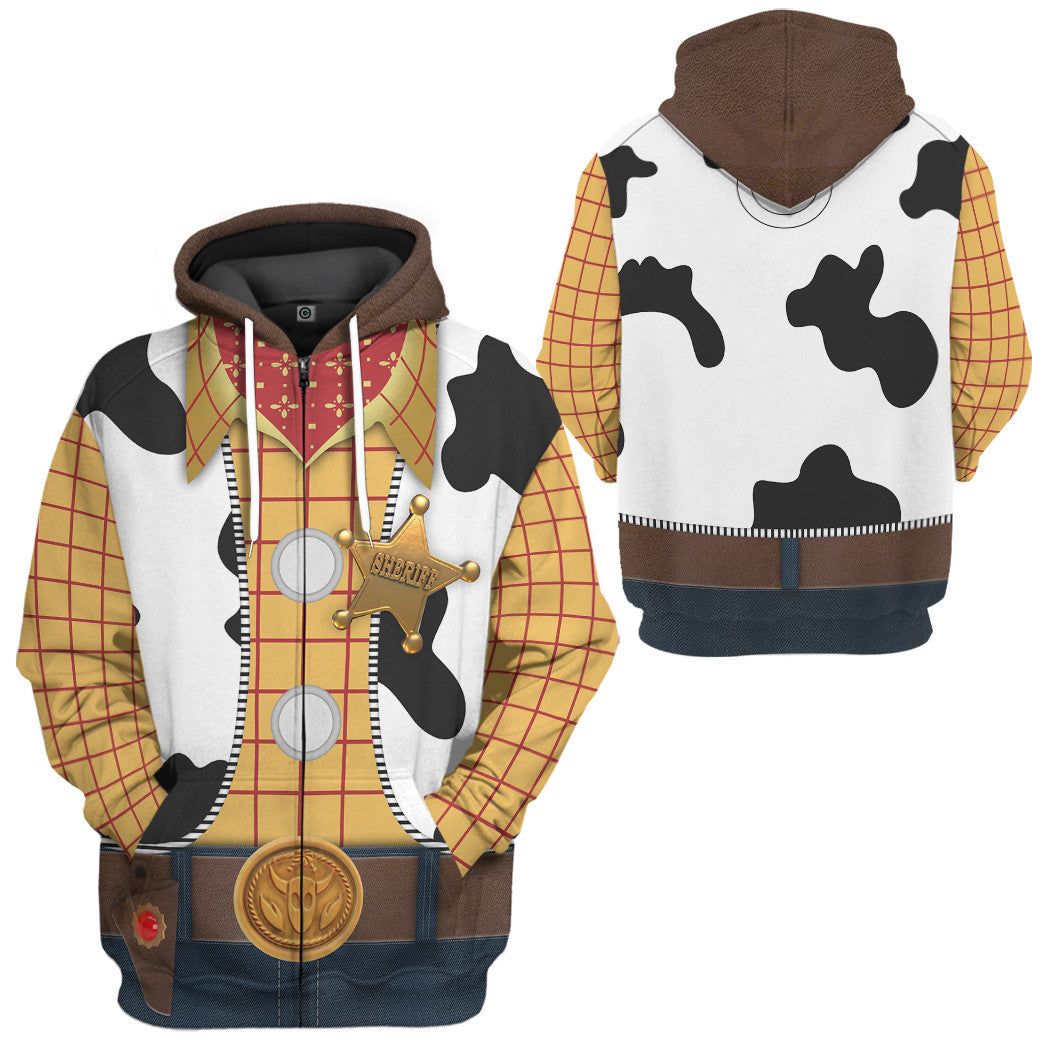 Toy Story Woody Hoodie Cartoon Manga Anime Graphic Street Style Outerwear  For Unisex Boys Girls' Kid's 3D Print 100% Polyester Casual Daily 2024 -  $19.99
