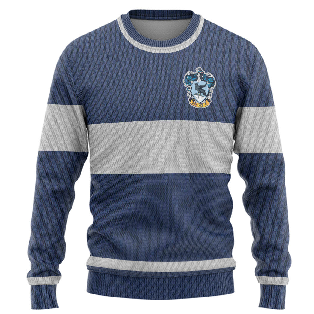 Gearhumans 3D H.P Ravenclaw Quidditch Custom Ugly Sweater