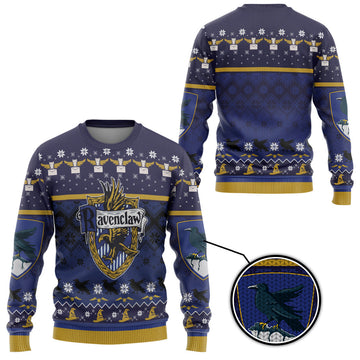 Gearhumans 3D H.P Ravenclaw Ugly Christmas Ver 1 Custom Ugly Sweater