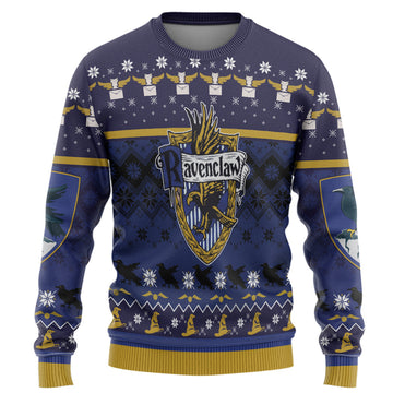 Gearhumans 3D H.P Ravenclaw Ugly Christmas Ver 1 Custom Ugly Sweater