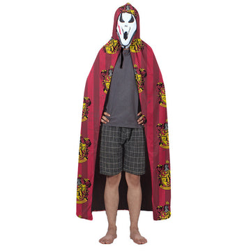 Gearhumans 3D H.P Gryffindor House Pride Crests Custom Hooded Cloak